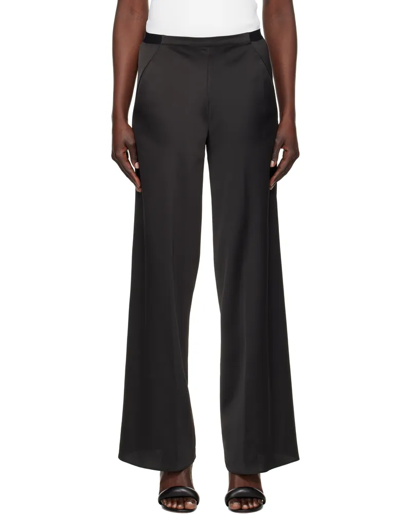 Christopher Esber Black Bias Trousers Black