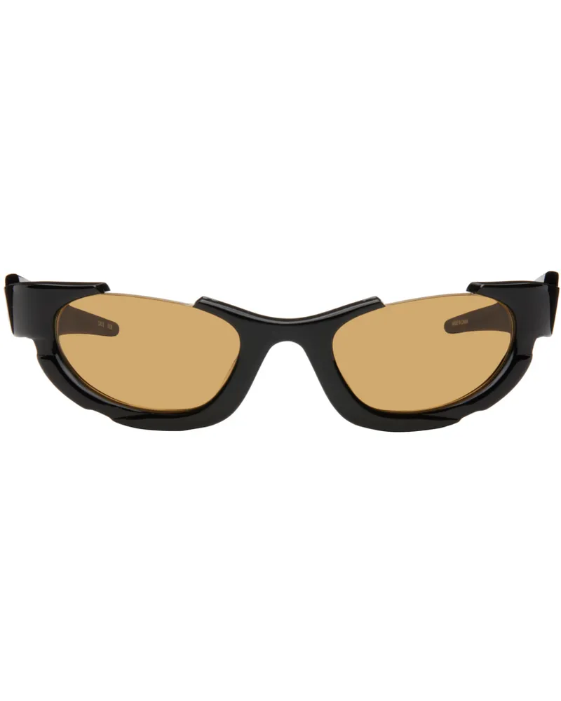 Feng Chen Wang SSENSE Exclusive Black Phoenix Sunglasses Black