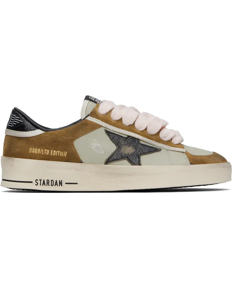 Golden Goose Multicolor Stardan Sneakers Brown