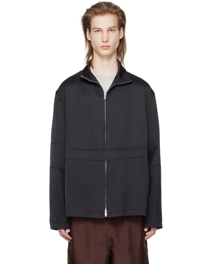 Jil Sander Black Zip Jacket 001