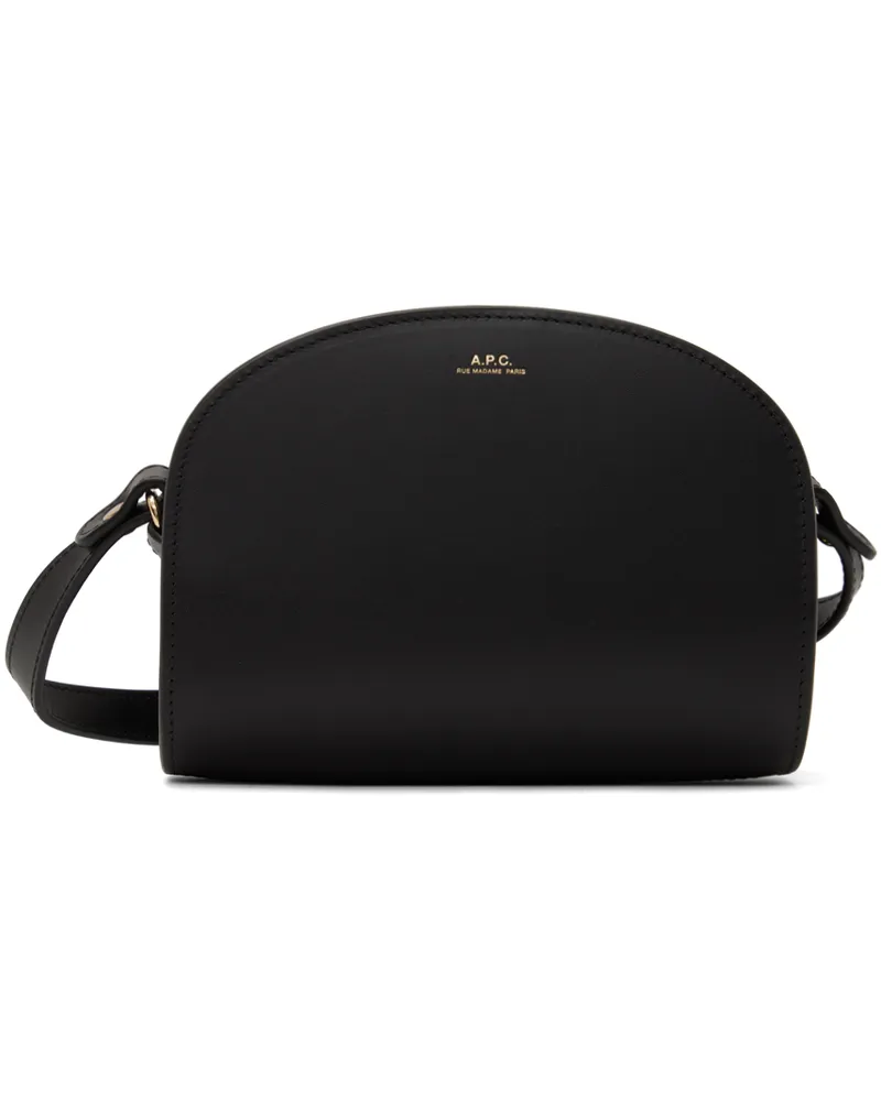 A.P.C. Black Demi-Lune Mini Bag Lzz