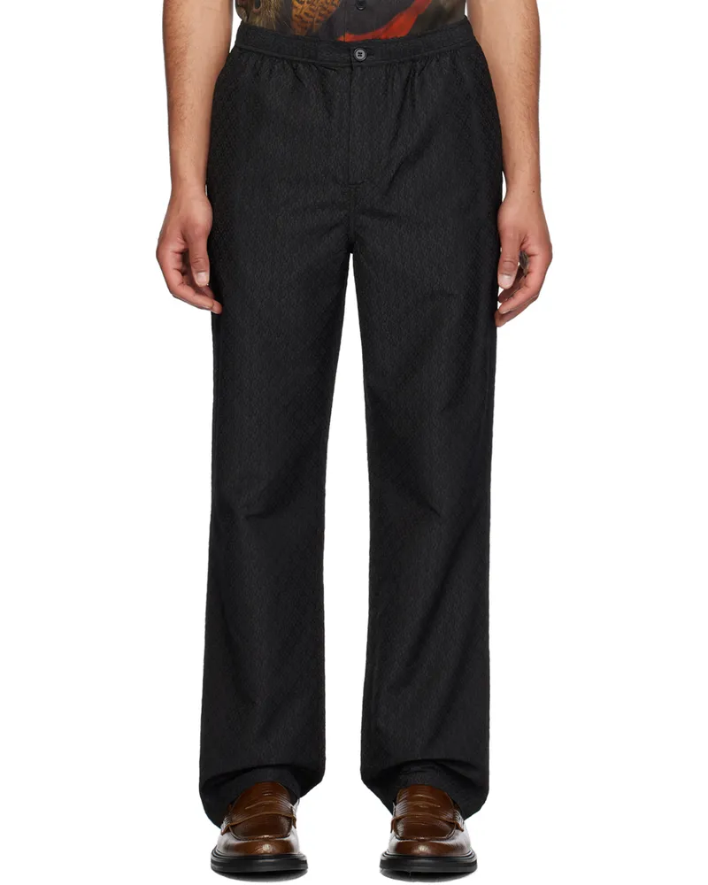 Soulland Black Fadi Trousers Black