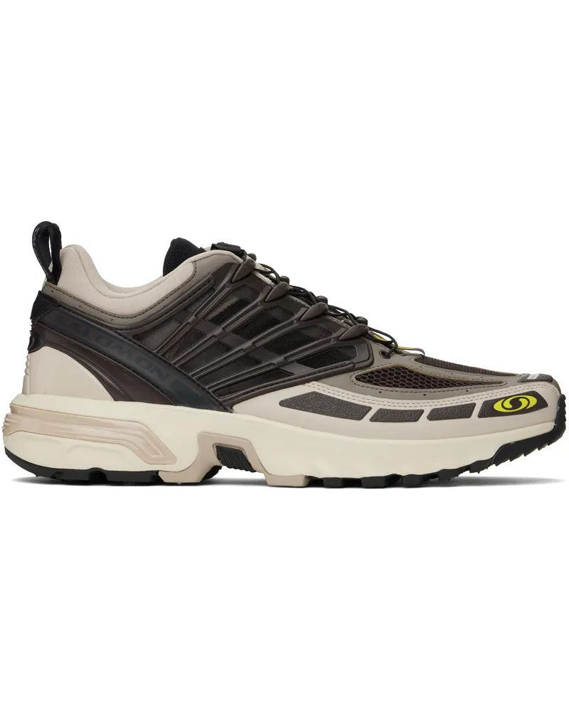 Salomon Brown & Beige ACS PRO Sneakers Black