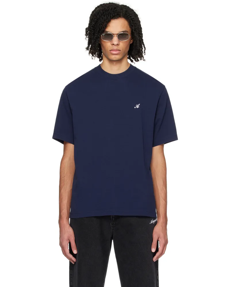 Axel Arigato Navy Signature T-Shirt Navy