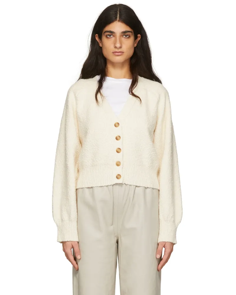 House of Dagmar Off-White Megan Cardigan Ivory