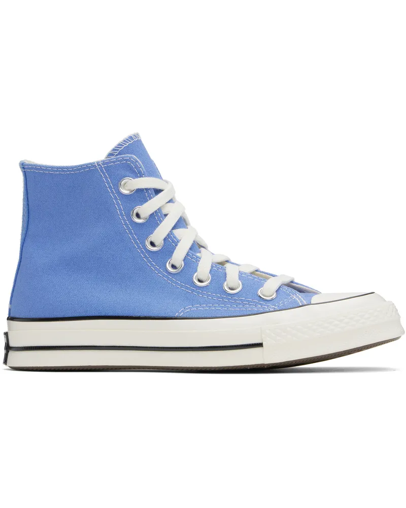 Converse Blue Chuck 70 High Top Sneakers Open