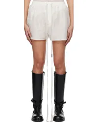 Ann Demeulemeester Off-White Lily Shorts Ice