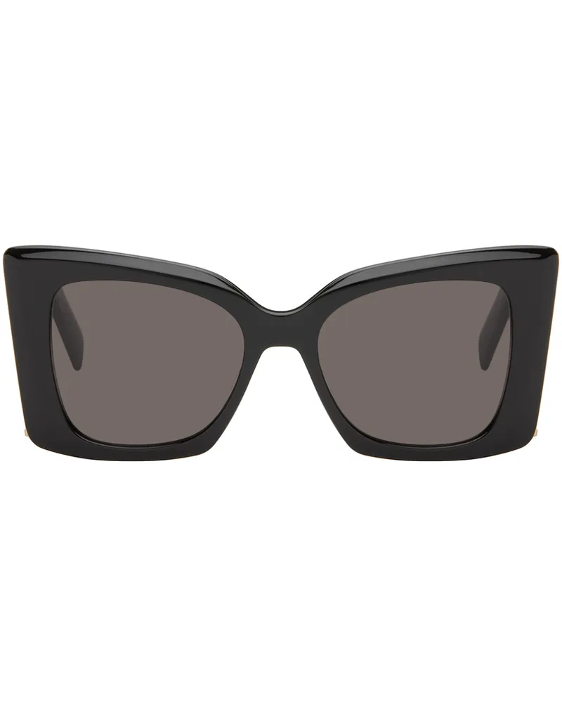 Saint Laurent Black SL M119 Blaze Sunglasses 001
