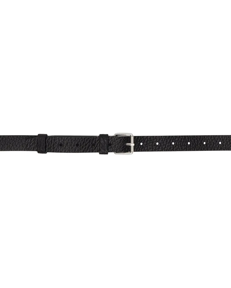 Christophe Lemaire Black Reversed 25 Belt Bk999