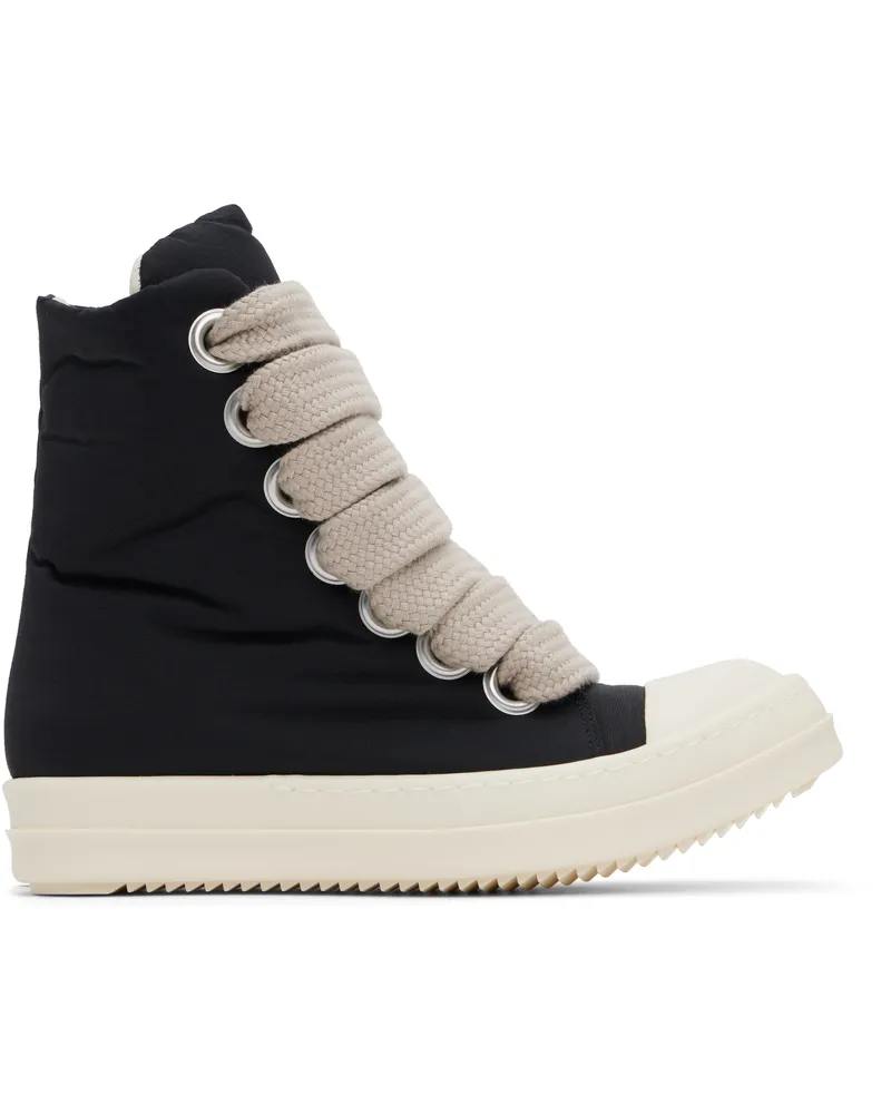 DRKSHDW by Rick Owens Black & Off-White Hollywood Jumbo Lace Puffer Sneaks Sneakers 911