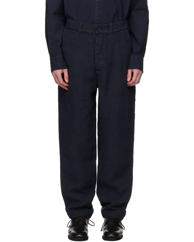 Casey Casey Navy Emery Trousers Night