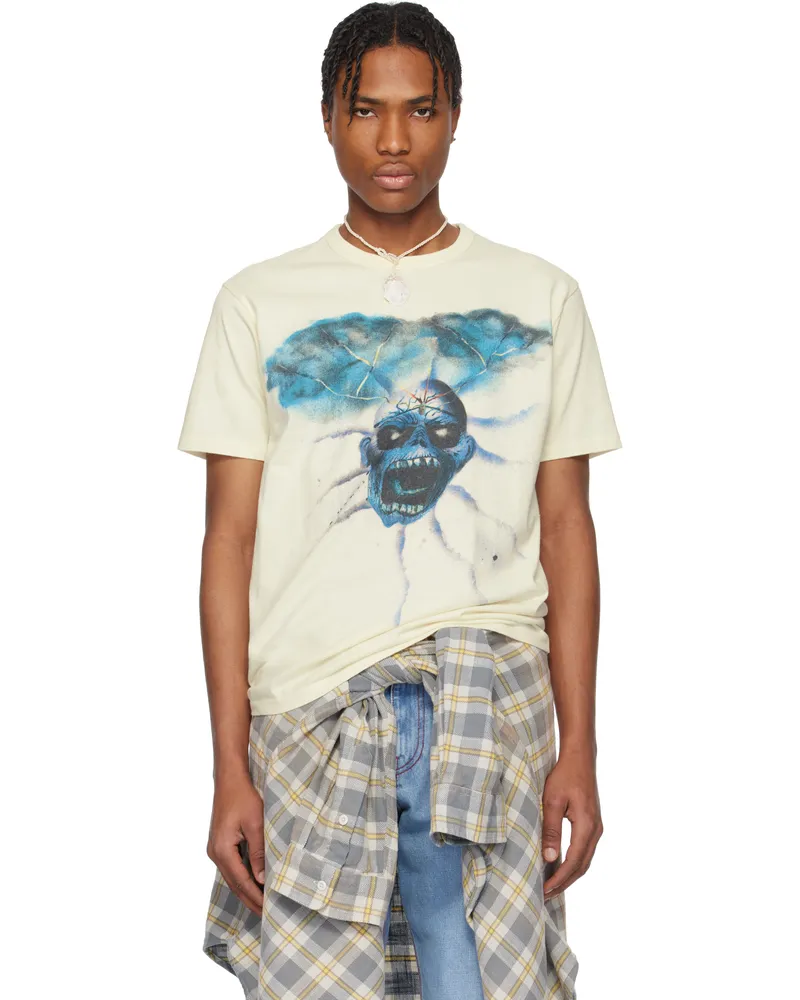 ERL Off-White Skull T-shirt Skull