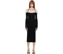Black Le Papier 'La Robe Sierra' Midi Dress