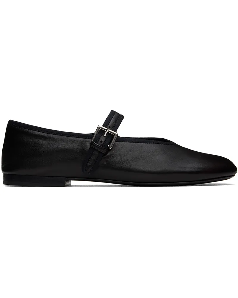 The Row Black Boheme MJ Ballerina Flats Blk