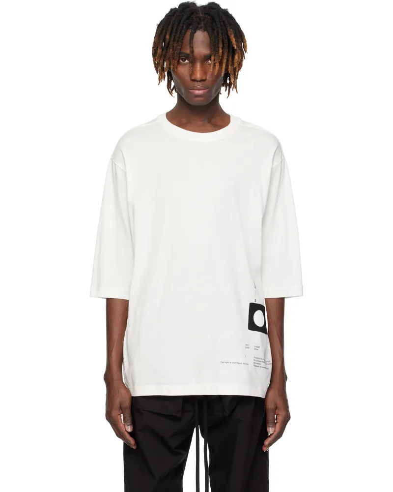 THOM KROM White M TS 839 T-shirt Off