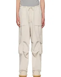 Entire Studios White Freight Cargo Pants Paper