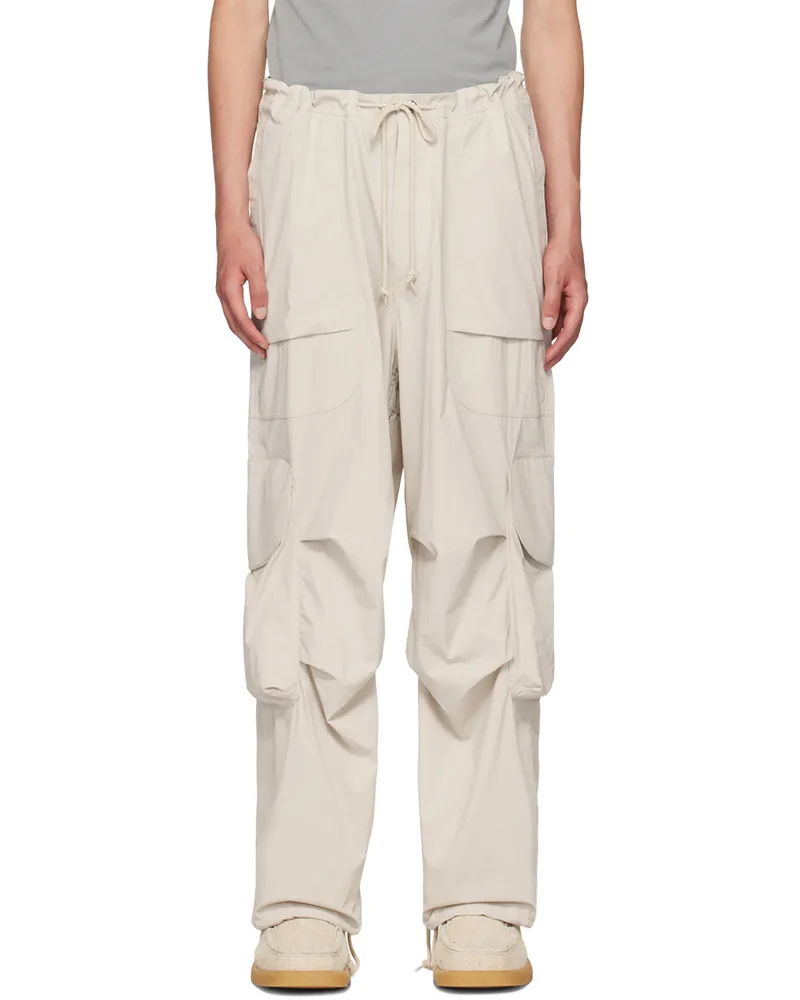 Entire Studios White Freight Cargo Pants Paper