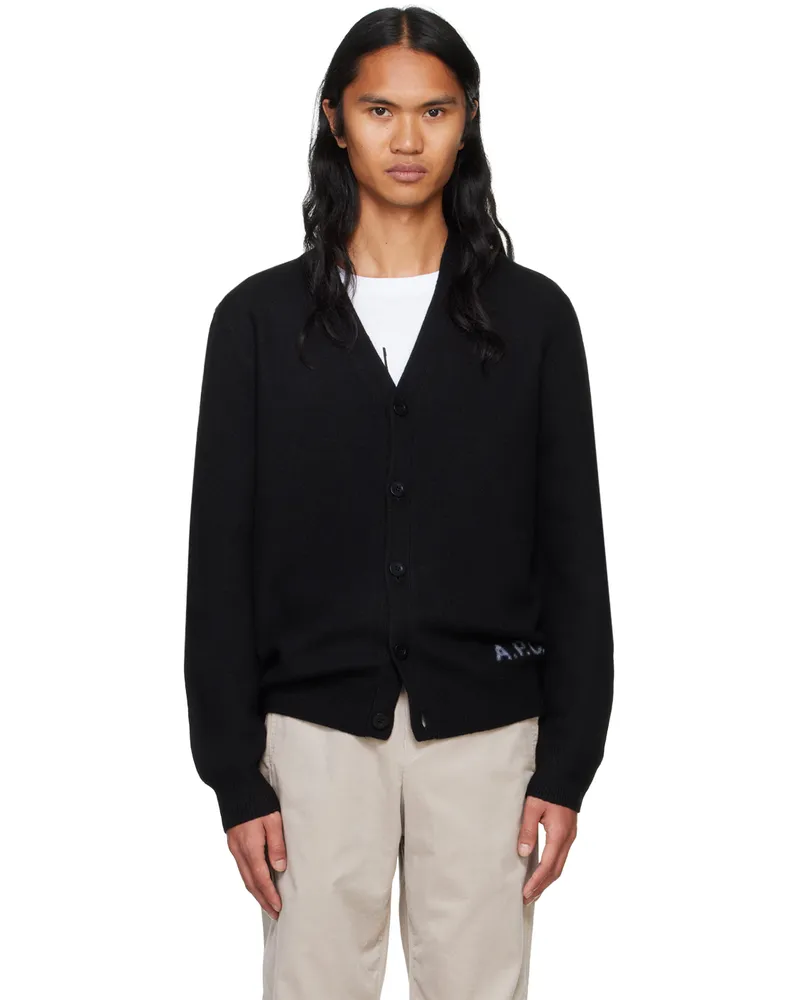 A.P.C. Black Kenny Cardigan Lzz