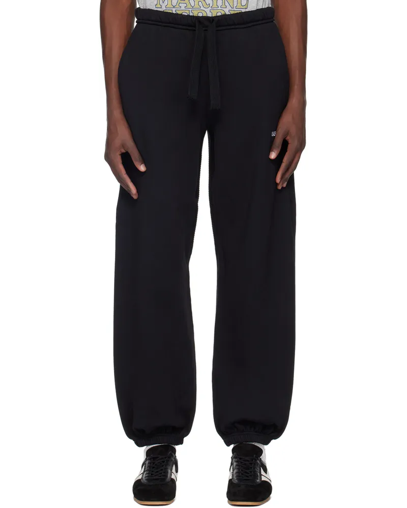 Marine Serre Black Drawstring Sweatpants Bkblack