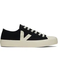 VEJA Black Wata II Low Canvas Sneakers Black_pierre