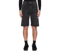 Black 213 Denim Shorts