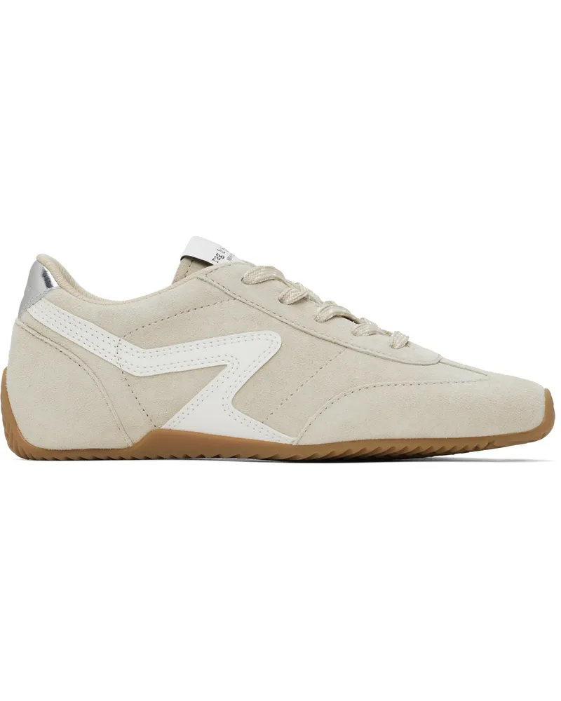 Rag & Bone Beige Suede Ultra Slim Retro Runner Sneakers Mcdamiasd