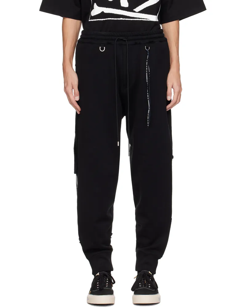 Mastermind Japan Black Puzzle Sweatpants Black
