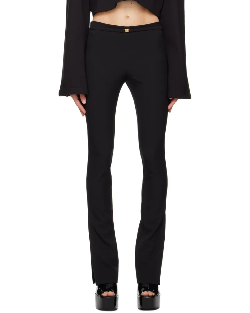Blumarine Black Belted Trousers N0990