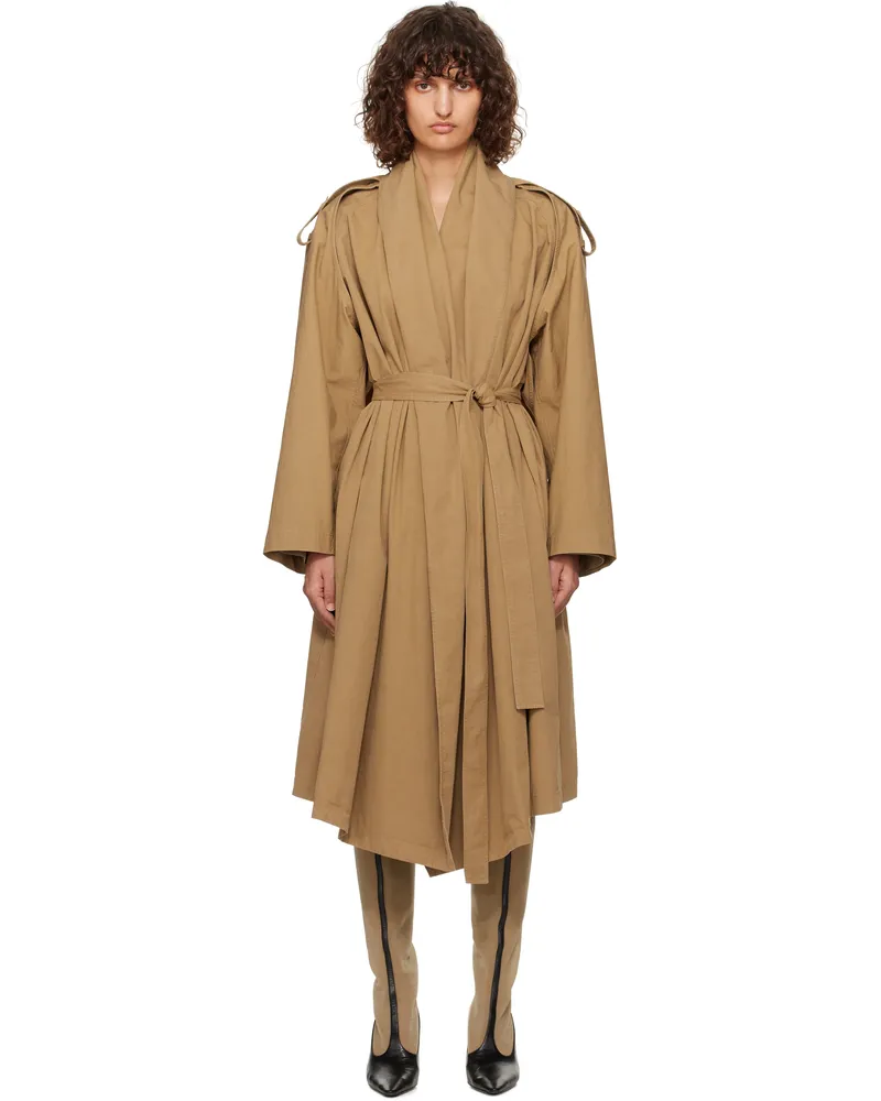 The Row Beige Pami Trench Coat Eep