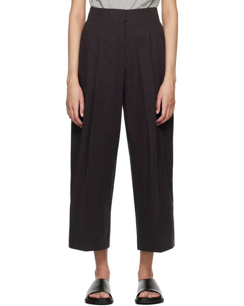 Studio Nicholson Black Dordoni Trousers Black