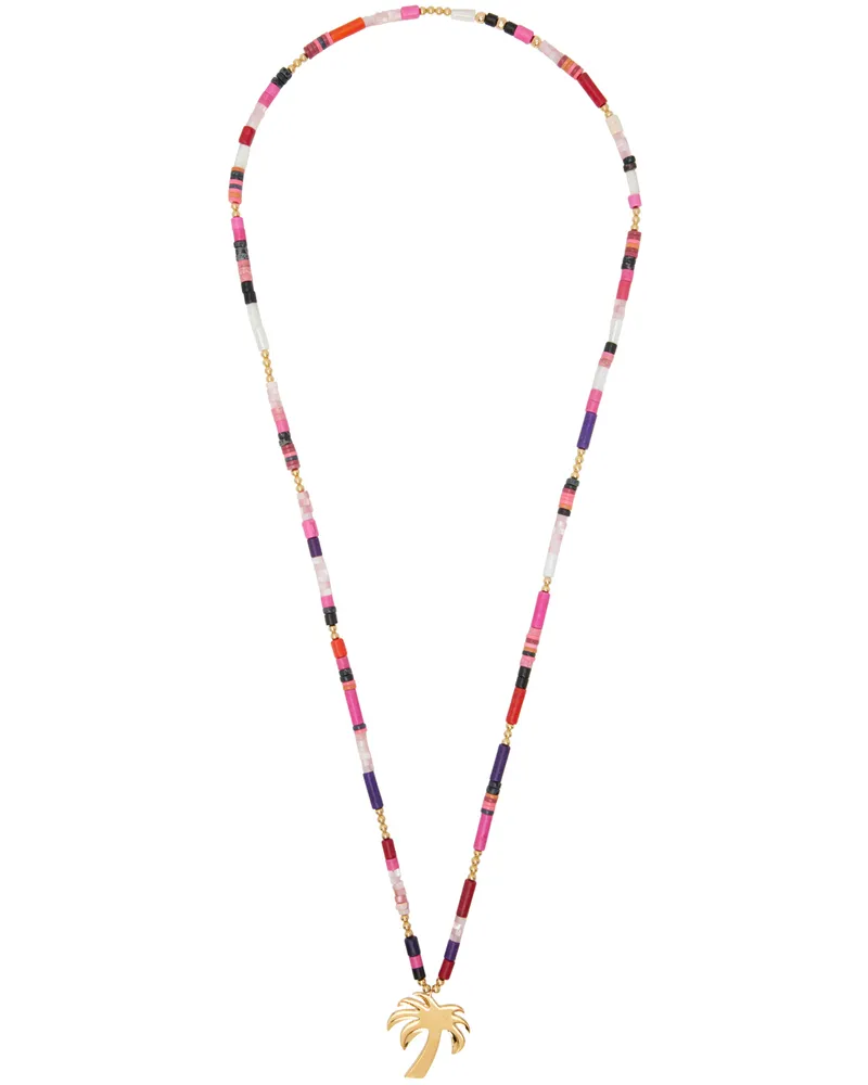Palm Angels Multicolor Palm Beads Necklace Multicolor