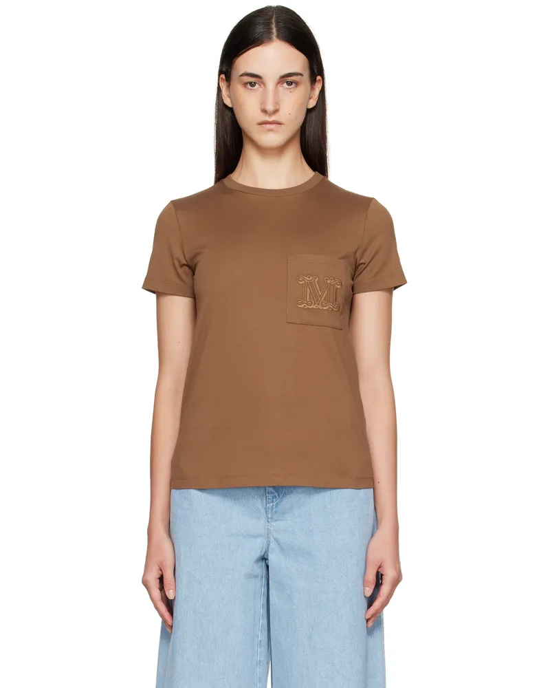Max Mara Brown Papaia T-shirt 004