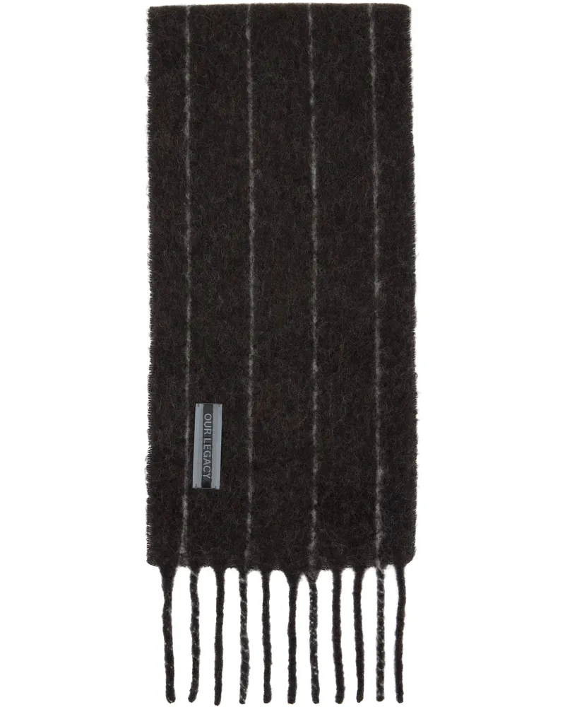 Our Legacy Brown Estate Scarf Brown