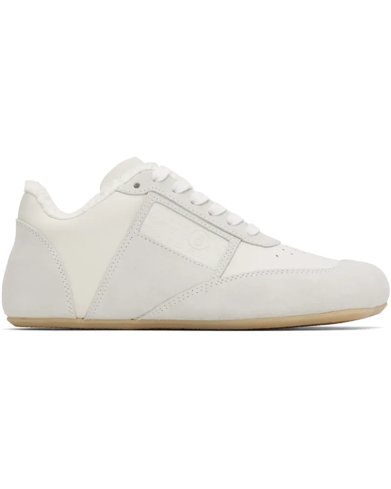 Maison Margiela White & Gray Anatomic Sneakers T1003