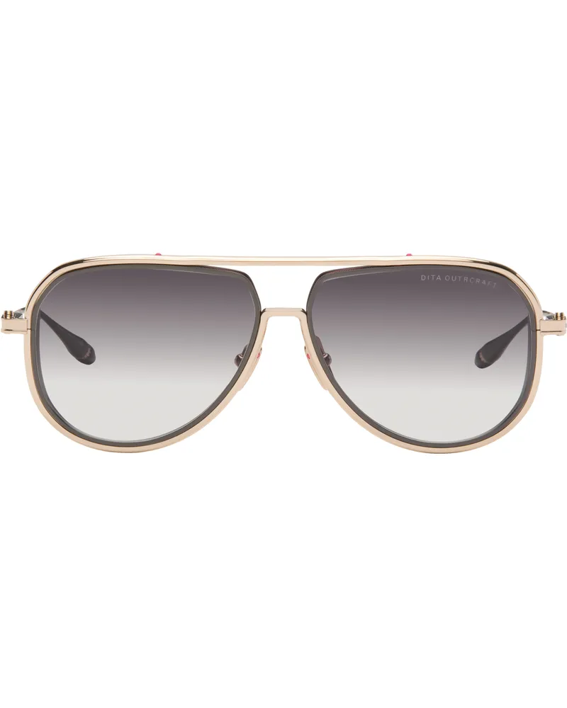 DITA Gunmetal & Gold OUTRCRAFT Sunglasses White