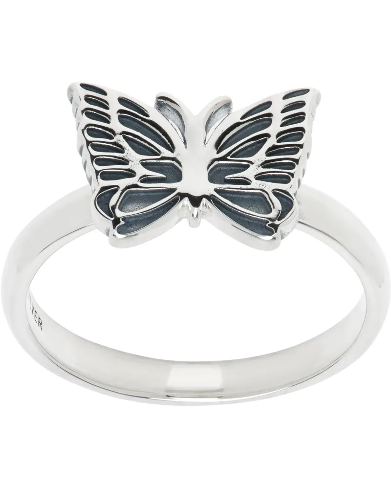 NEEDLES Silver C-Papillon Ring C-papillon