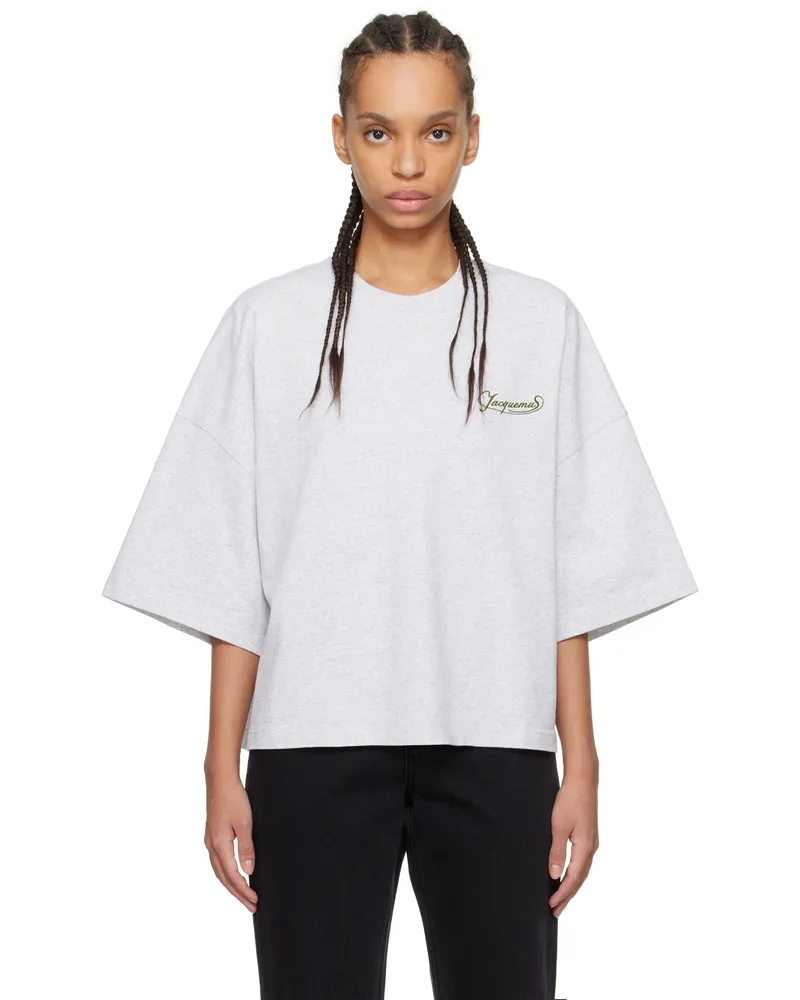 Jacquemus Gray 'The Corto' T-shirt 9cn