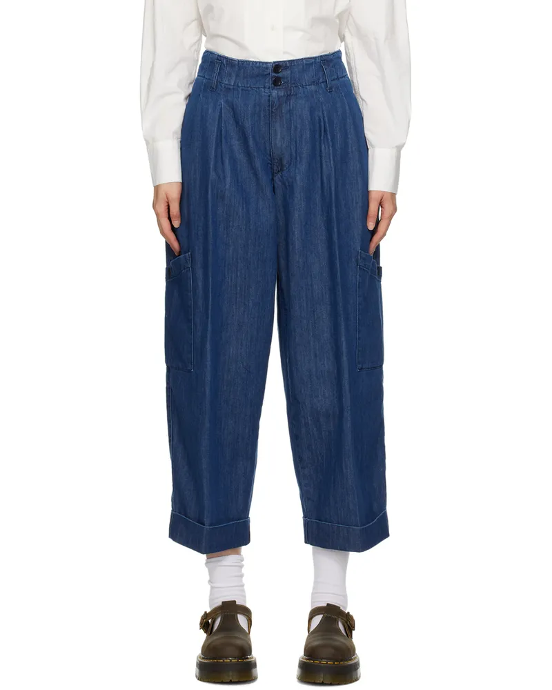 YMC Blue Grease Jeans 40-washed