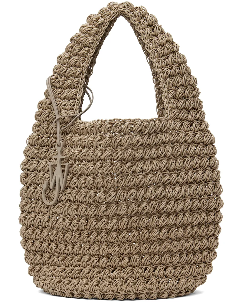 J.W.Anderson Gray Large Popcorn Basket Tote 929