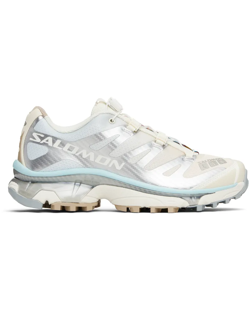 Salomon Off-White & Blue XT-4 OG Sneakers Vanilla