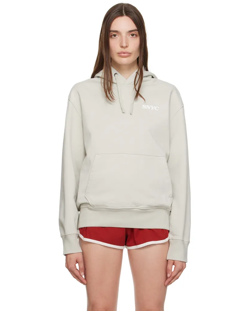 Saturdays NYC Gray Ditch 'Blue Bonnets' Hoodie Storm