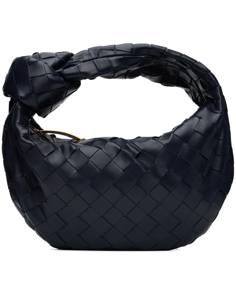 Bottega Veneta Navy Mini Jodie Bag Space