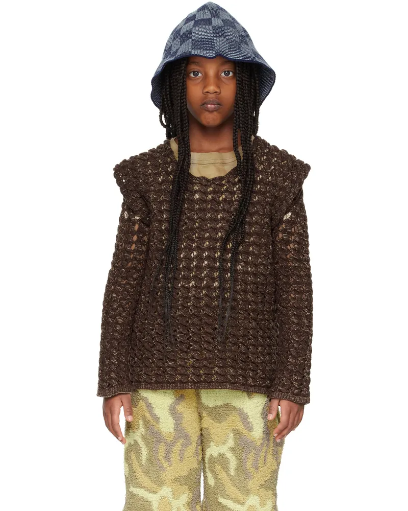 Isa Boulder SSENSE Exclusive Kids Brown Vest Brown