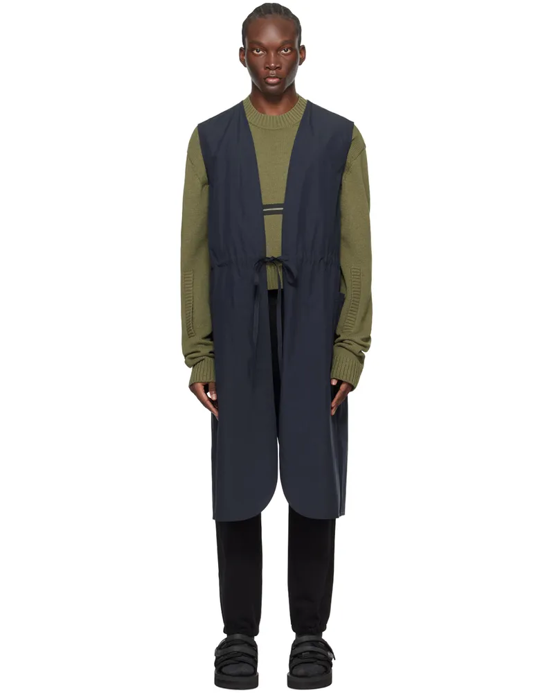 Craig Green Navy Lab Vest Navy