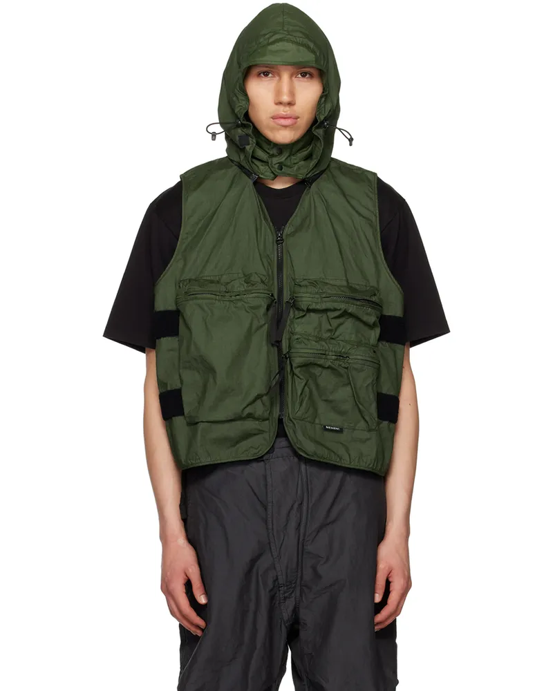NemeN Green Coated Vest 303