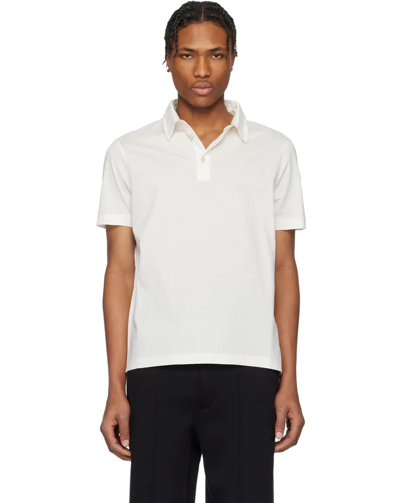 Moncler White Archivio SS Polo 34