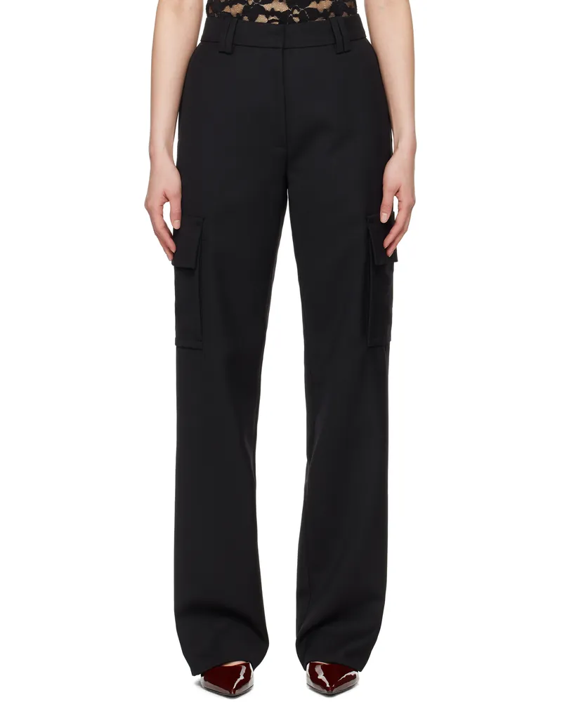 Anine Bing Black Dayton Cargo Pants Black