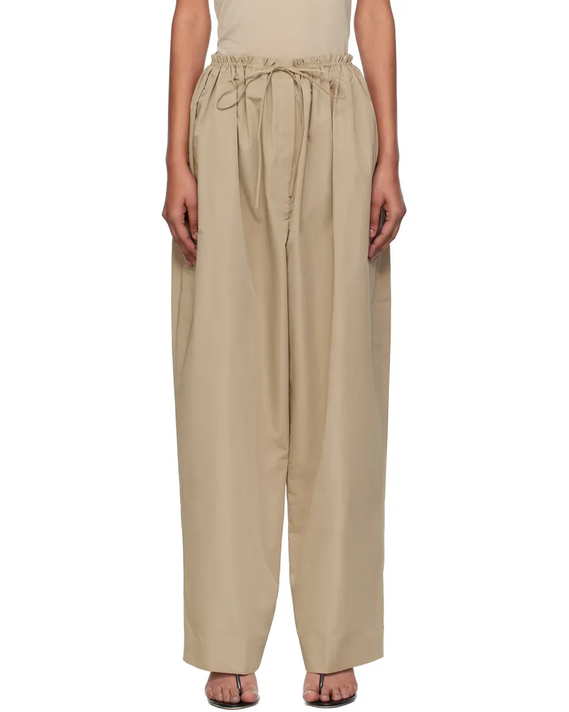 GIA STUDIOS Beige Catalina Trousers Beige