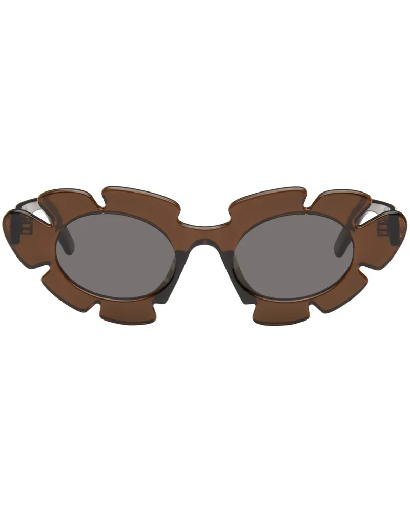 Loewe Brown Paula's Ibiza Flower Sunglasses Light