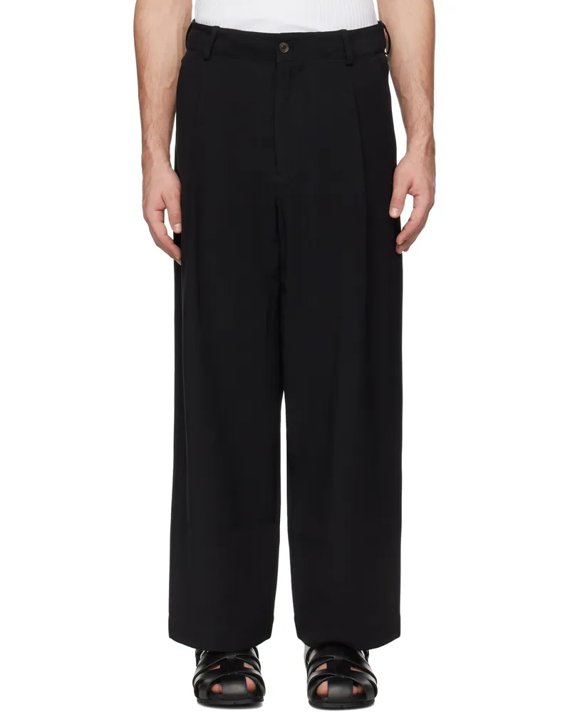 COMMAS Black Travel Trousers Black